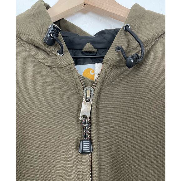 Carhartt Vintage Men's J69TMB Brown Quilt Lined Jacket Size XL Tall - Picture 6 of 8